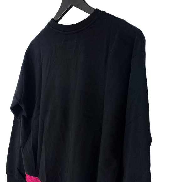 CONVERSE Pink Metallic Logo Crewneck Sweatshirt - Picture 12 of 16